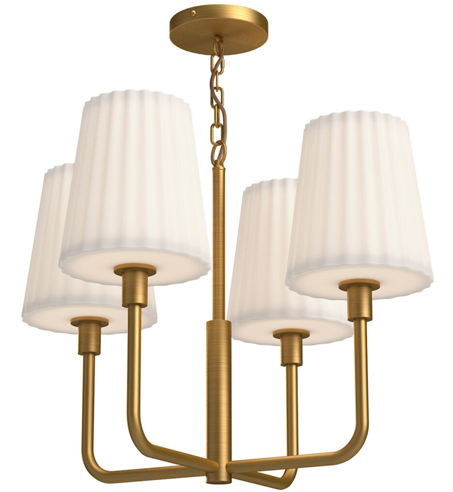 Alora Mood - Plisse 22.5" Chandelier