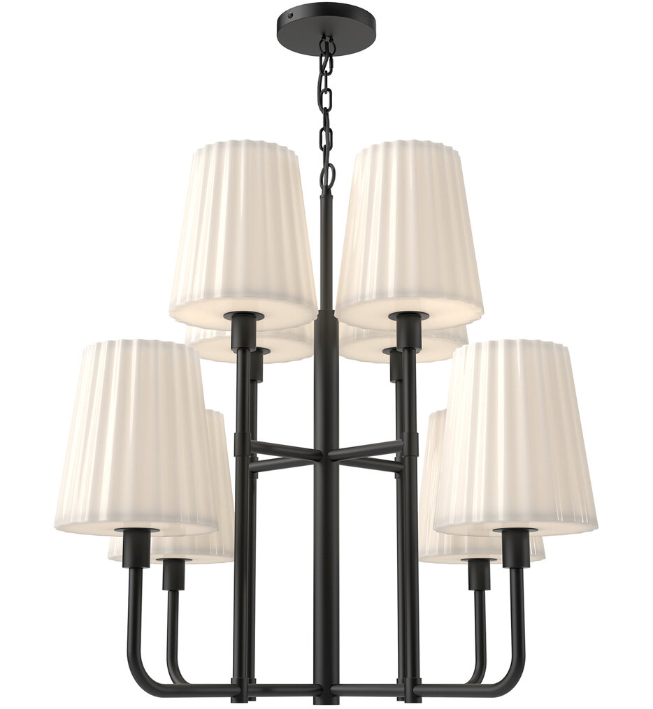 Alora Mood - Plisse 30" Chandelier