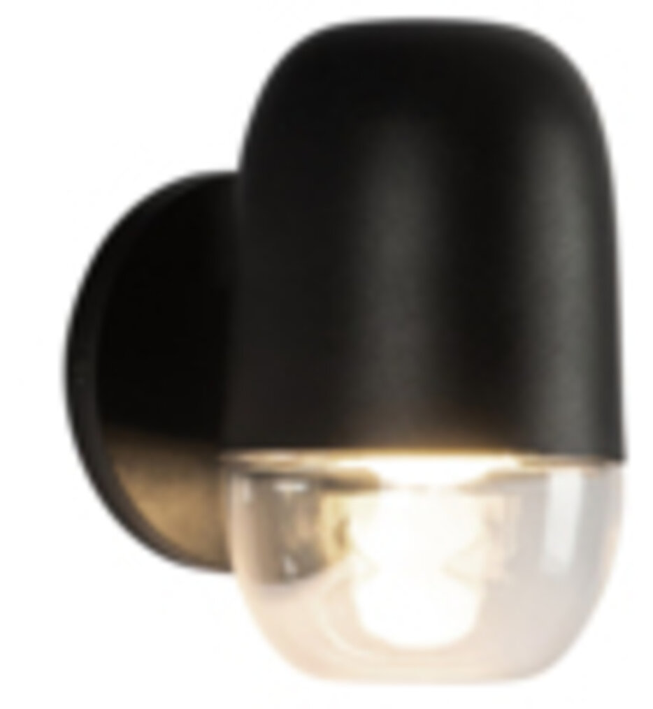 Kuzco - EW38504-BK/CL - Yara 4.625" Outdoor Wall Light