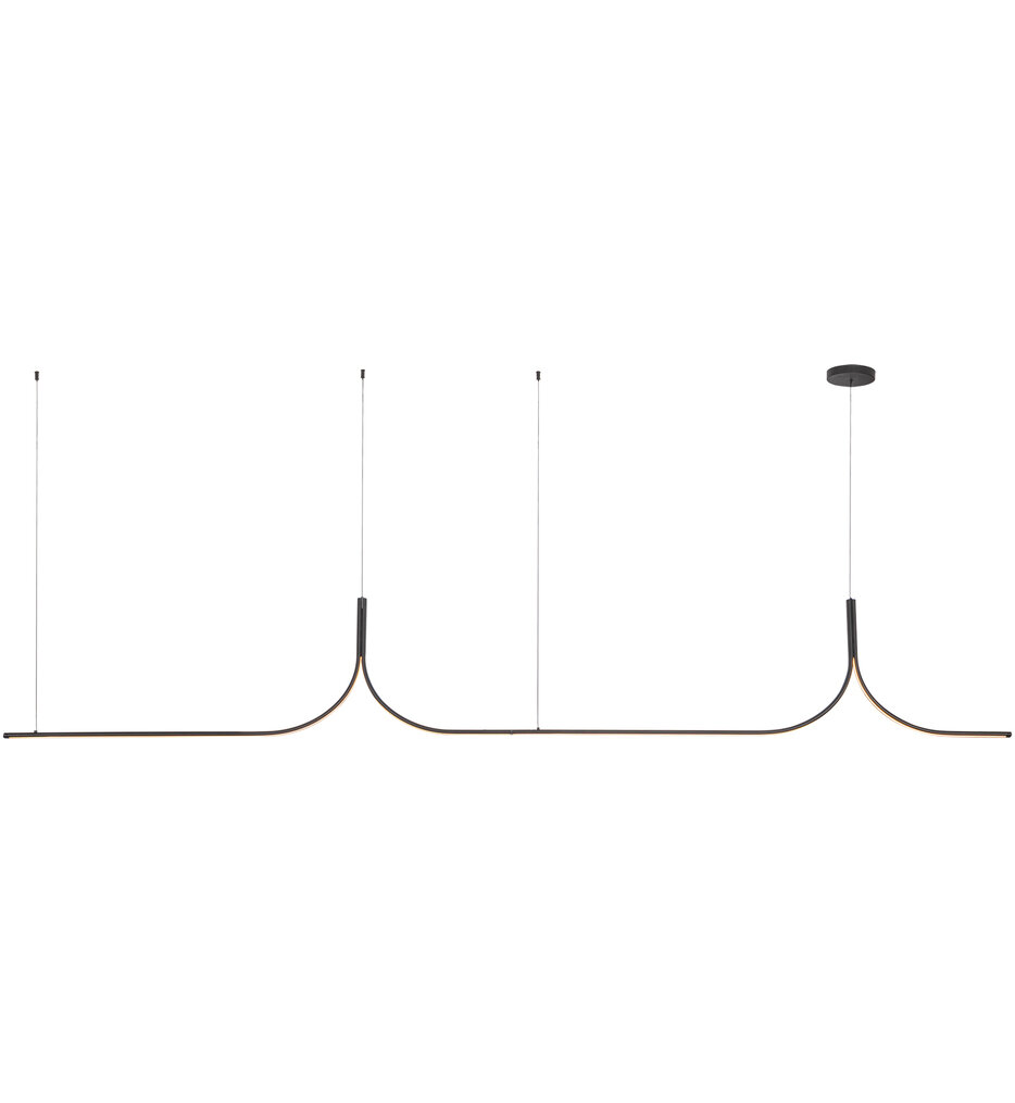 Kuzco - LP17910-BK-UNV-010-RT - Thread 118.125" Linear Suspension