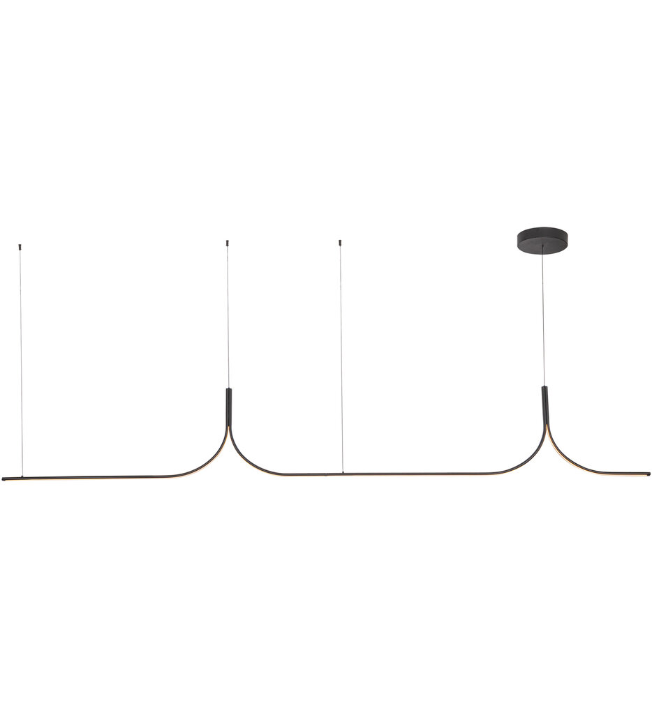 Kuzco - LP17910-BK-UNV-010 - Thread 118.125" Linear Suspension