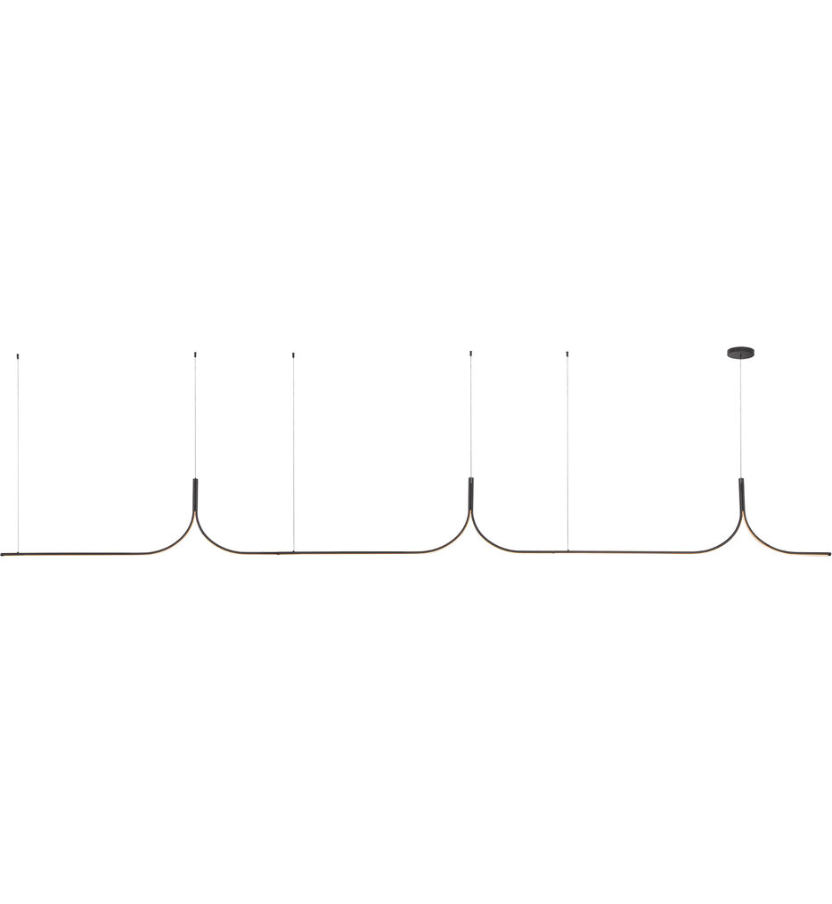 Kuzco - LP17915-BK-UNV-010-RT - Thread 177.25" Linear Suspension