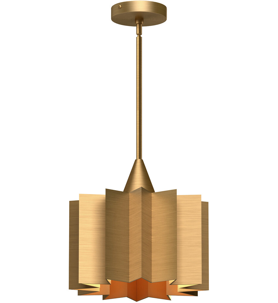 Alora Mood - Plisse 11.625" Pendant