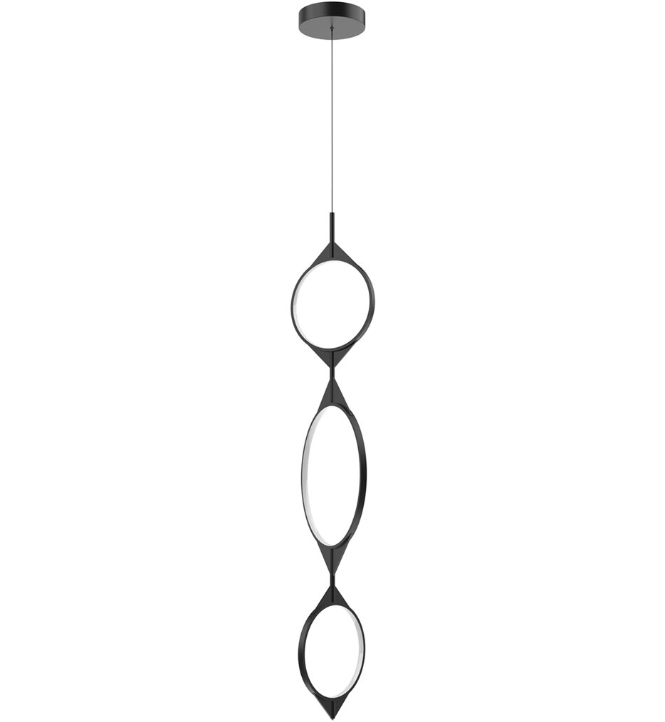 Kuzco - PD84353-BK - Serif 15" Pendant
