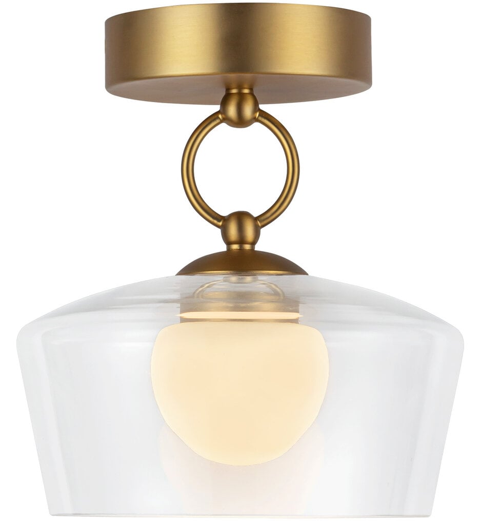 Alora Mood - Leota 8" Semi-Flush Mount