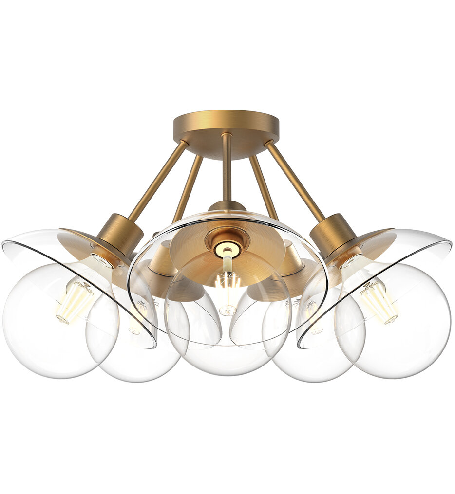 Alora Mood - Francesca 19.75" Semi-Flush