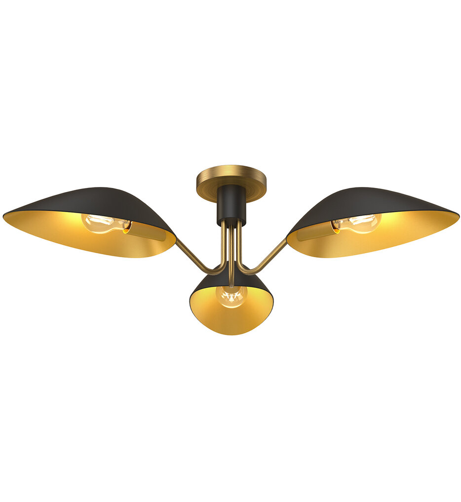 Alora Mood - Oscar 31.75" Semi-Flush