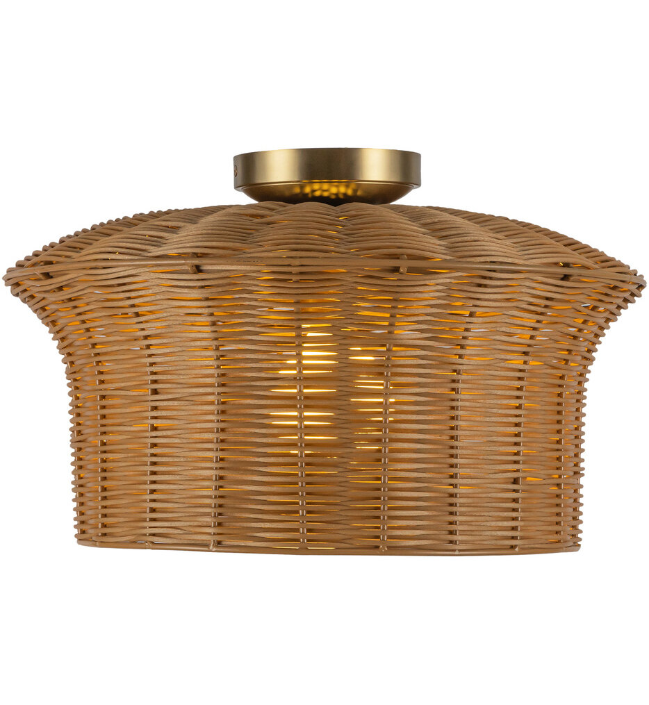 Alora Mood - Kai 16" Semi-Flush Mount