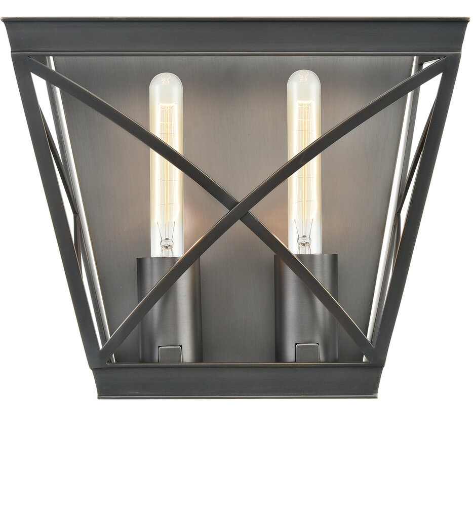 Alora - Lattice 11.625" Bath Vanity Light