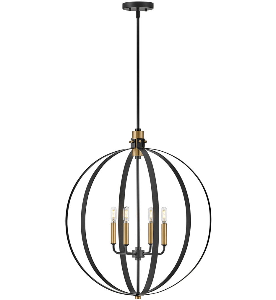 Lark - 83034BK - Cirque 24" Chandelier
