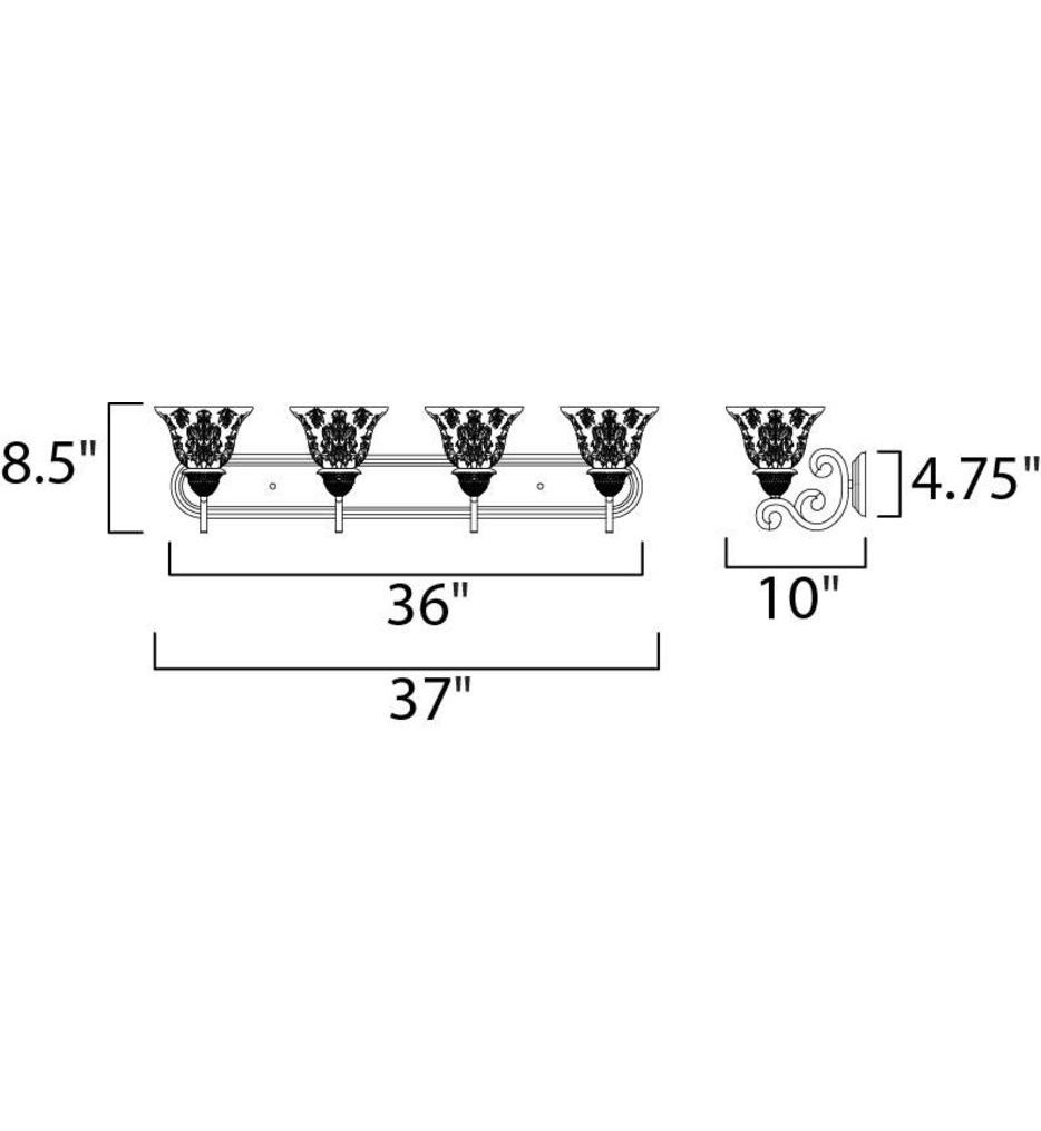Symphony 37" Bath Vanity Light