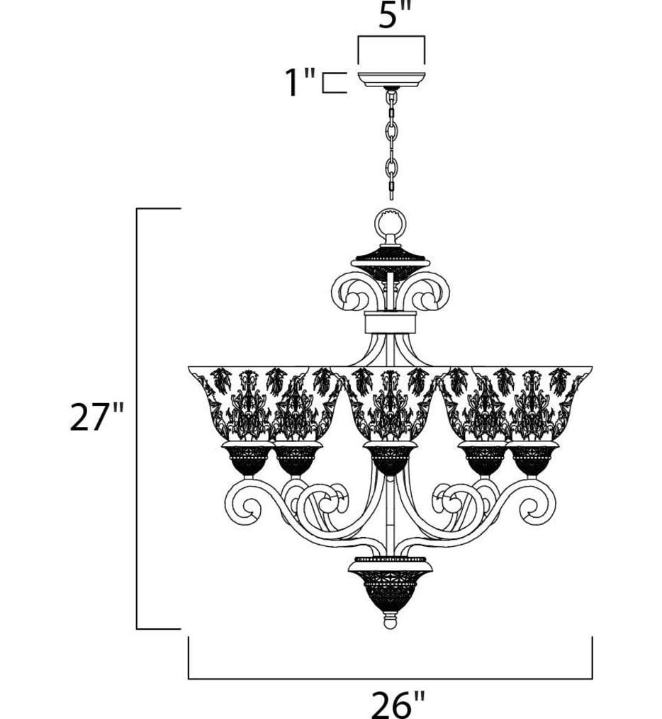Symphony 26" Chandelier
