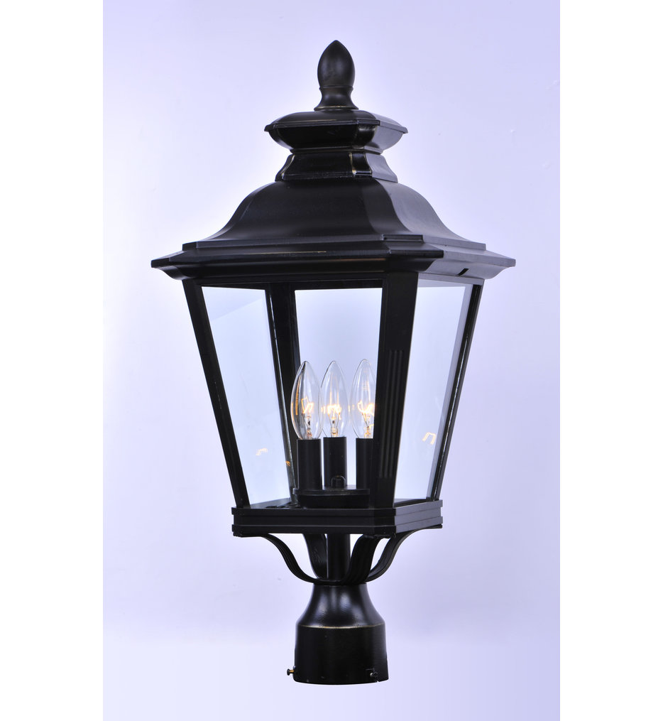 Knoxville 23.5" 3 Light Outdoor Post Lantern