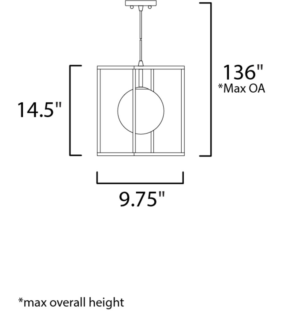 Fluid 9.75" Pendant