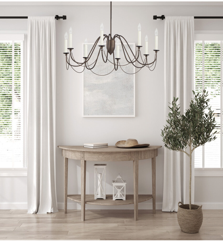 Maxim Lighting - 12168CHB - Plumette 36" Chandelier