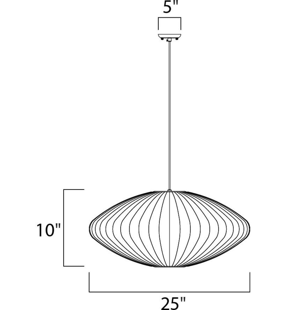 Cocoon 25" Pendant