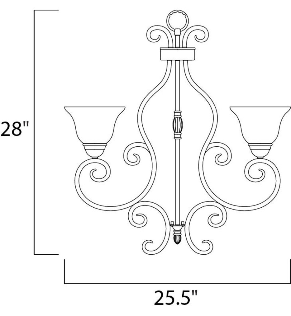 Manor 25.5" Chandelier