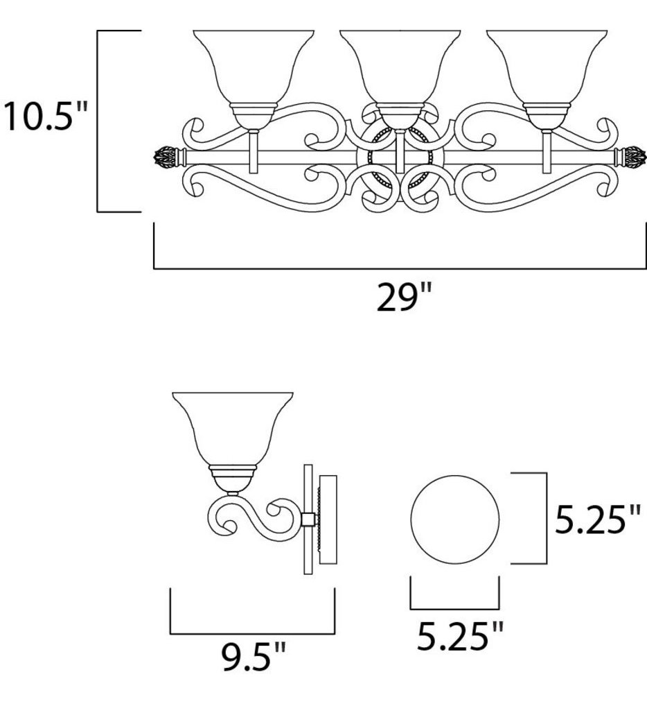 Manor 29" Bath Vanity Light