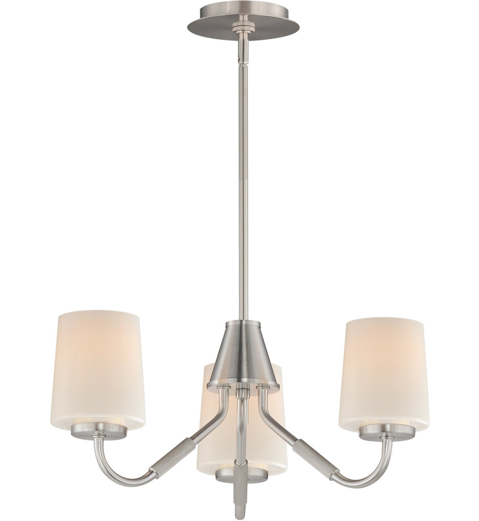 Maxim Lighting - 12695WTSN - Durham 18.5-Inch Chandelier