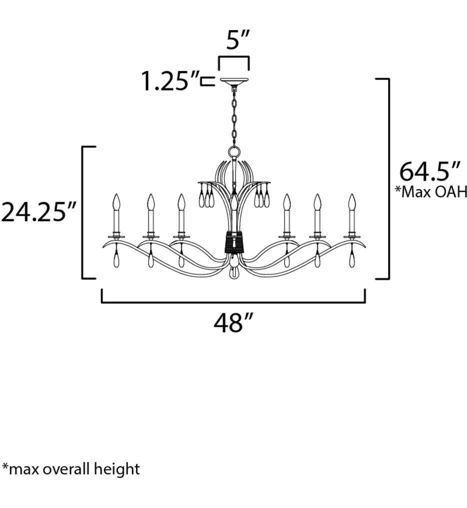 Eden 48" Chandelier