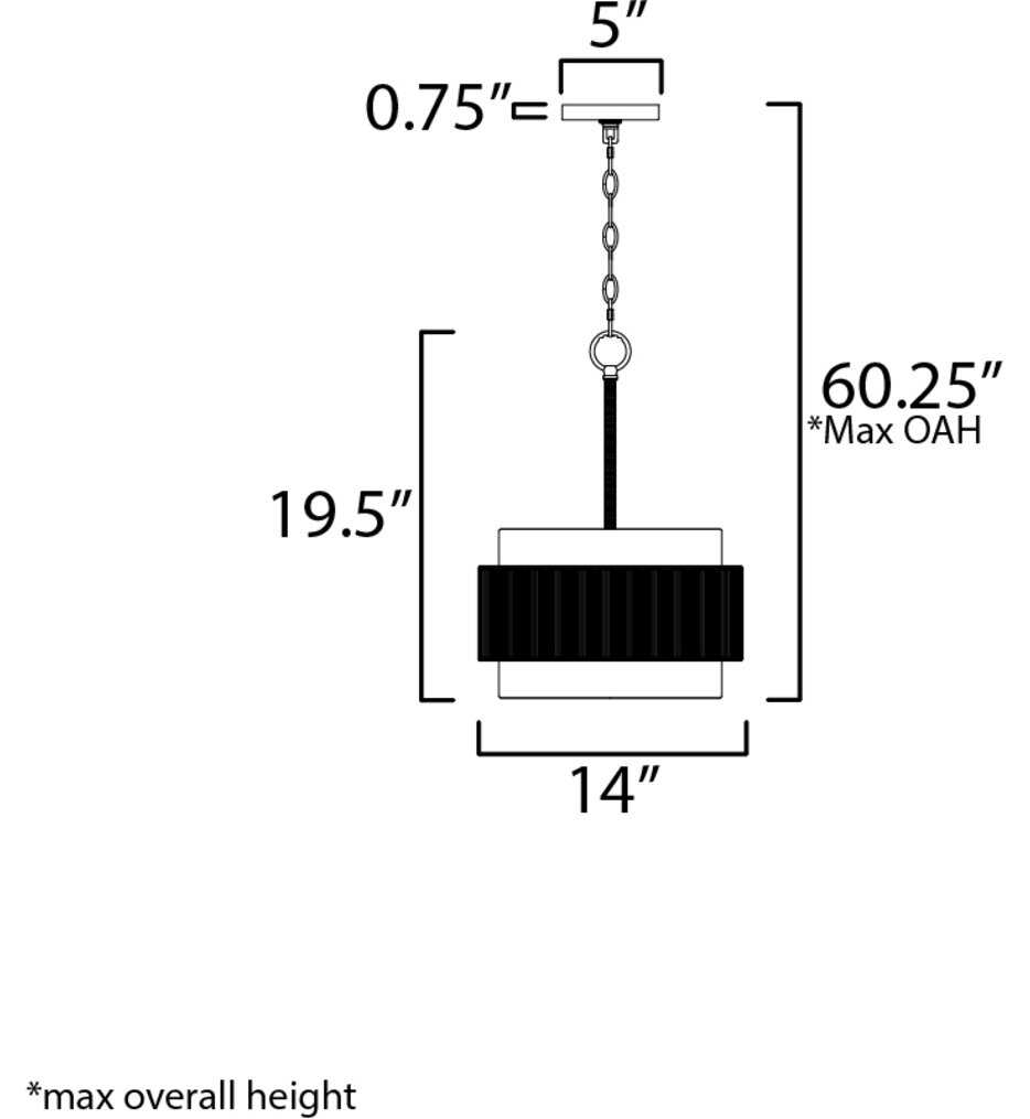 Seacliff 14" Pendant
