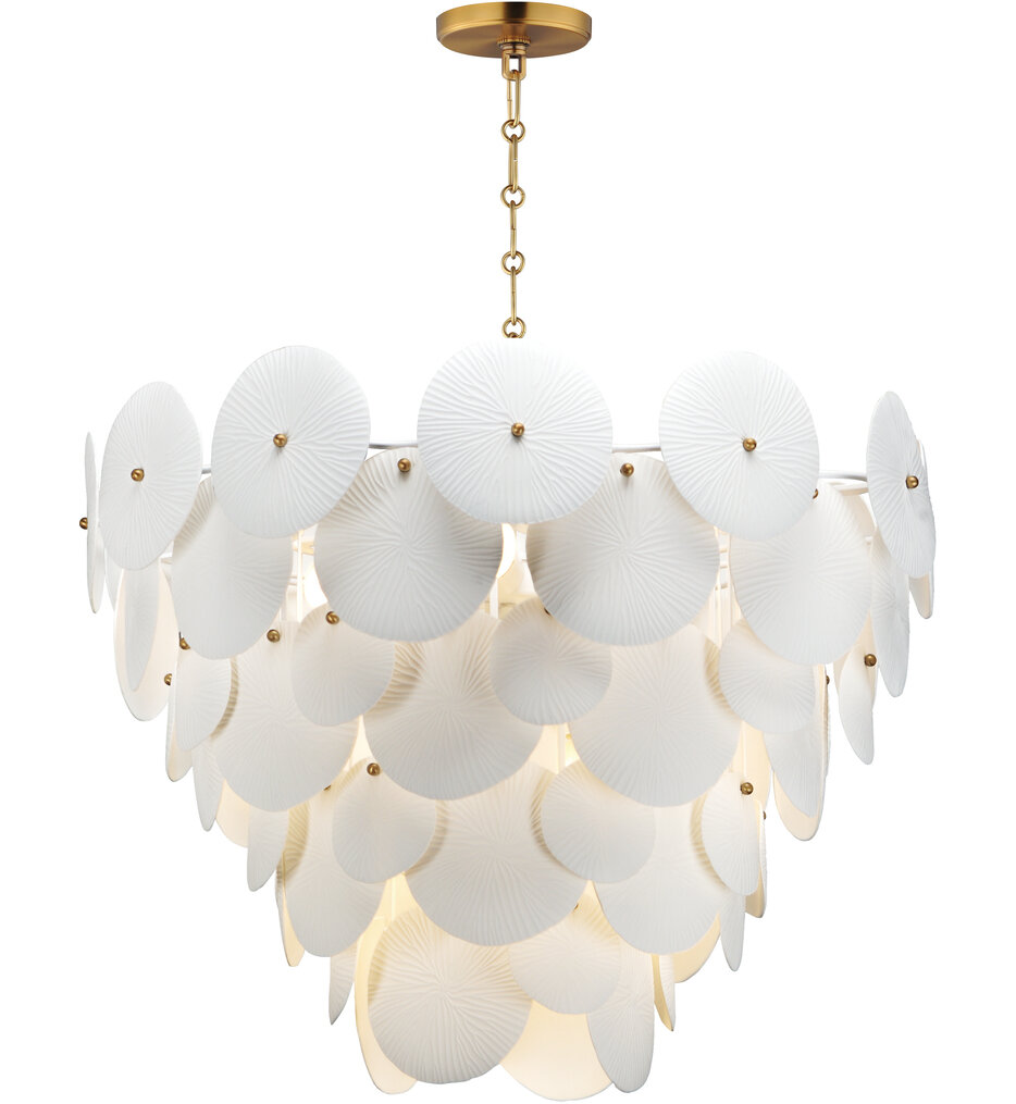 Maxim Lighting - 12827WTNAB - Isla 28.75" Chandelier