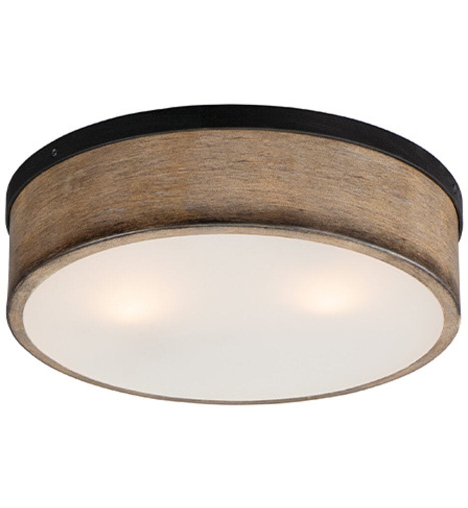 Maxim Lighting - 14440DWBK - Franklin 14.25-Inch Flush Mount