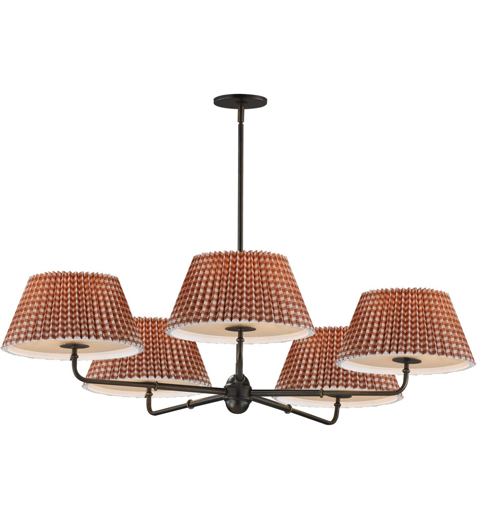 Maxim Lighting - 18415RBANB - Dunbridge 42-Inch Chandelier