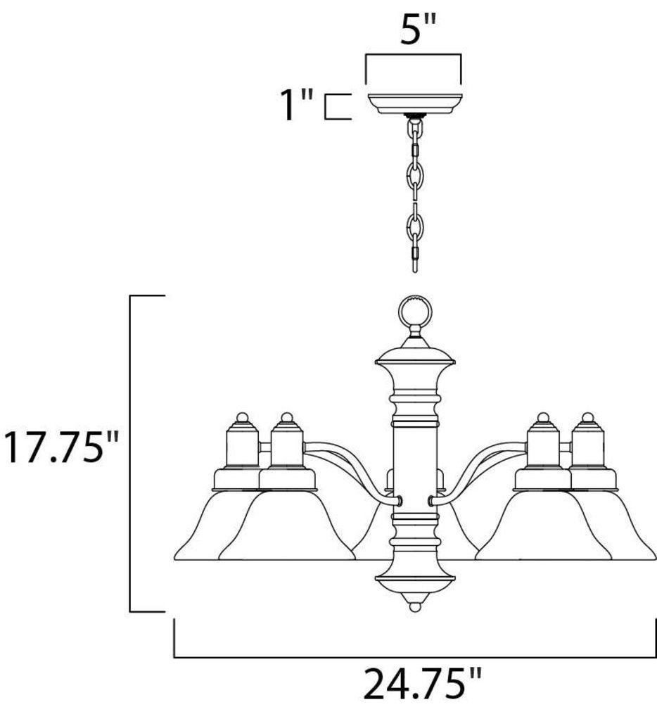Newburg 24.75" Chandelier