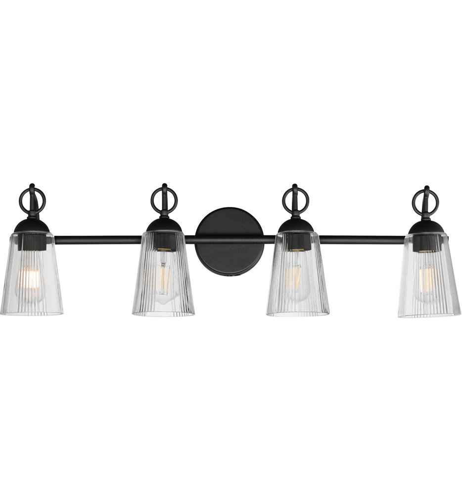 Maxim Lighting - 21394CLBK - Jackson Hole 33" Bath Vanity Light