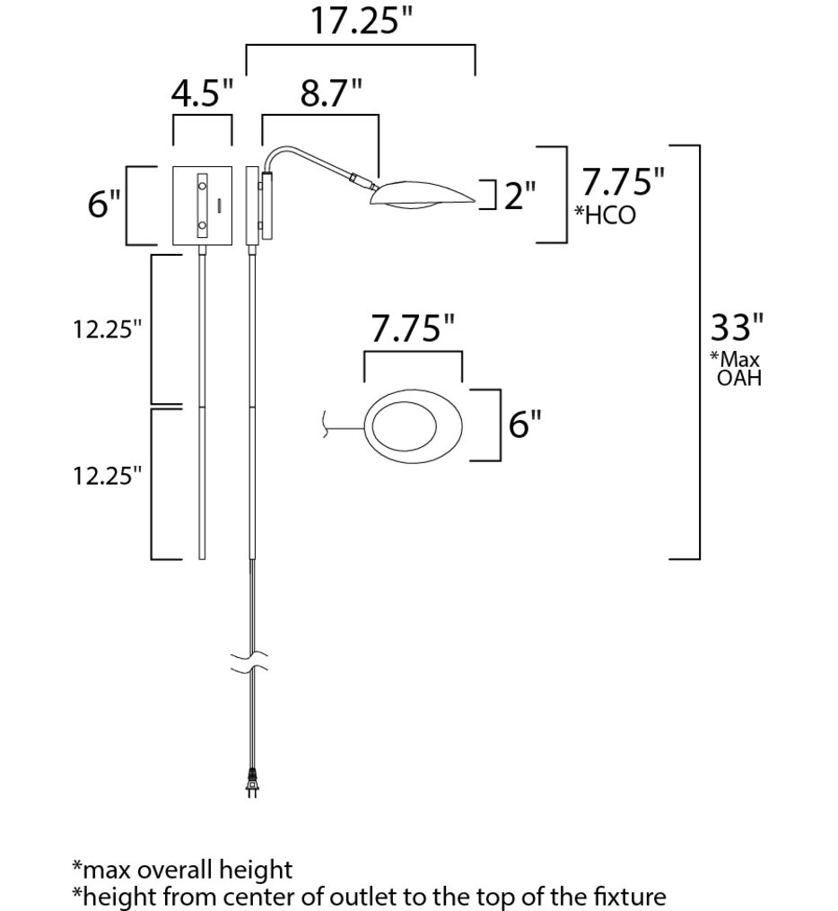 Scan 7.75" Wall Sconce