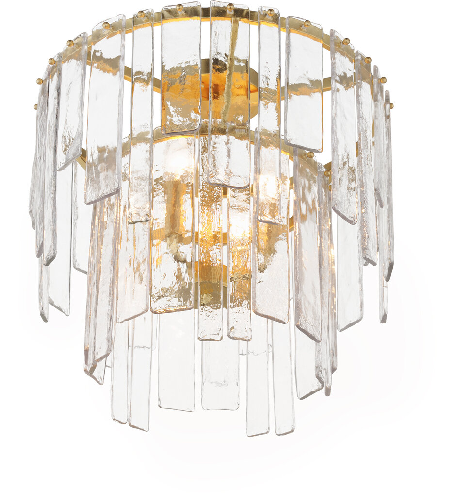 Maxim Lighting - 21833AGGL - Warren 17.5" Semi-Flush Mount