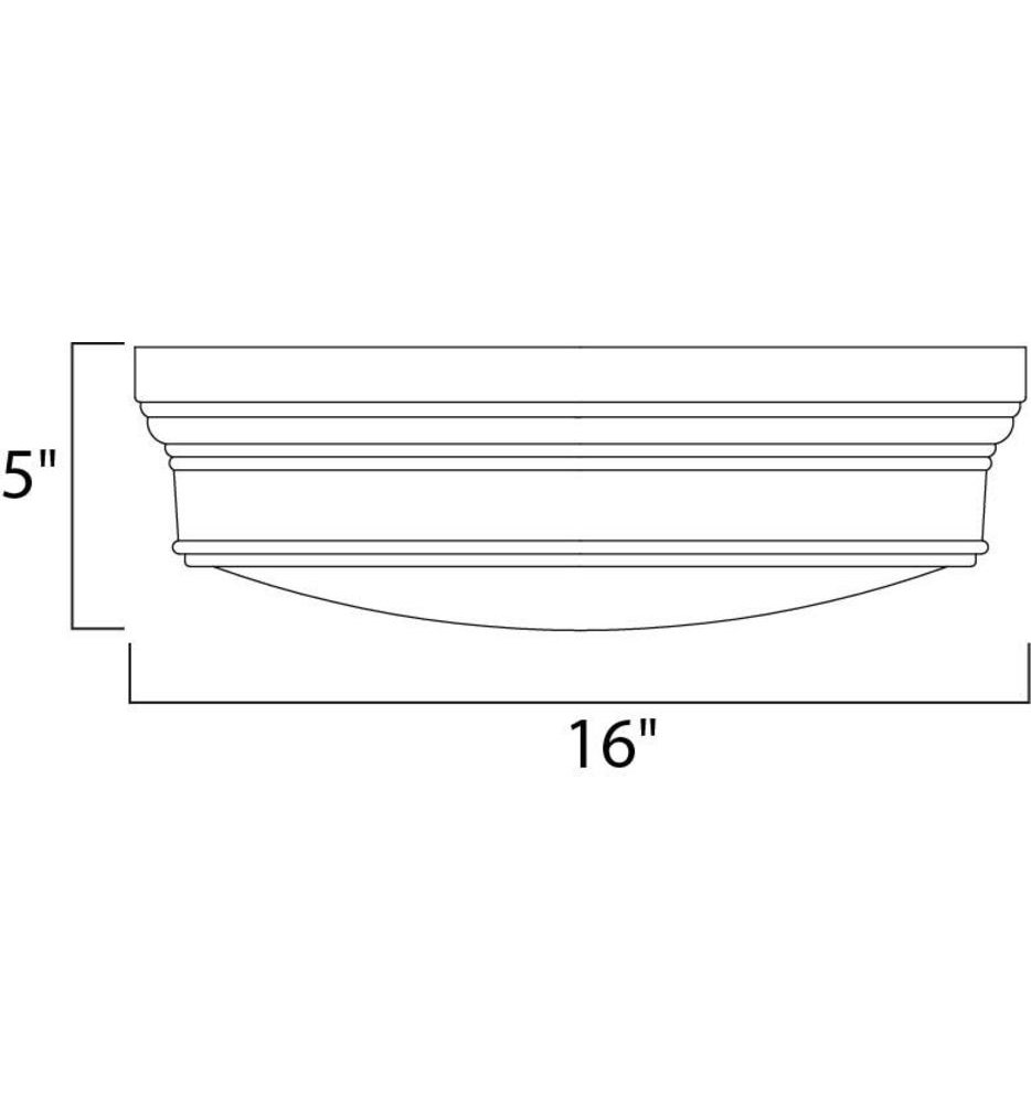 Fairmont 16" Flush Mount