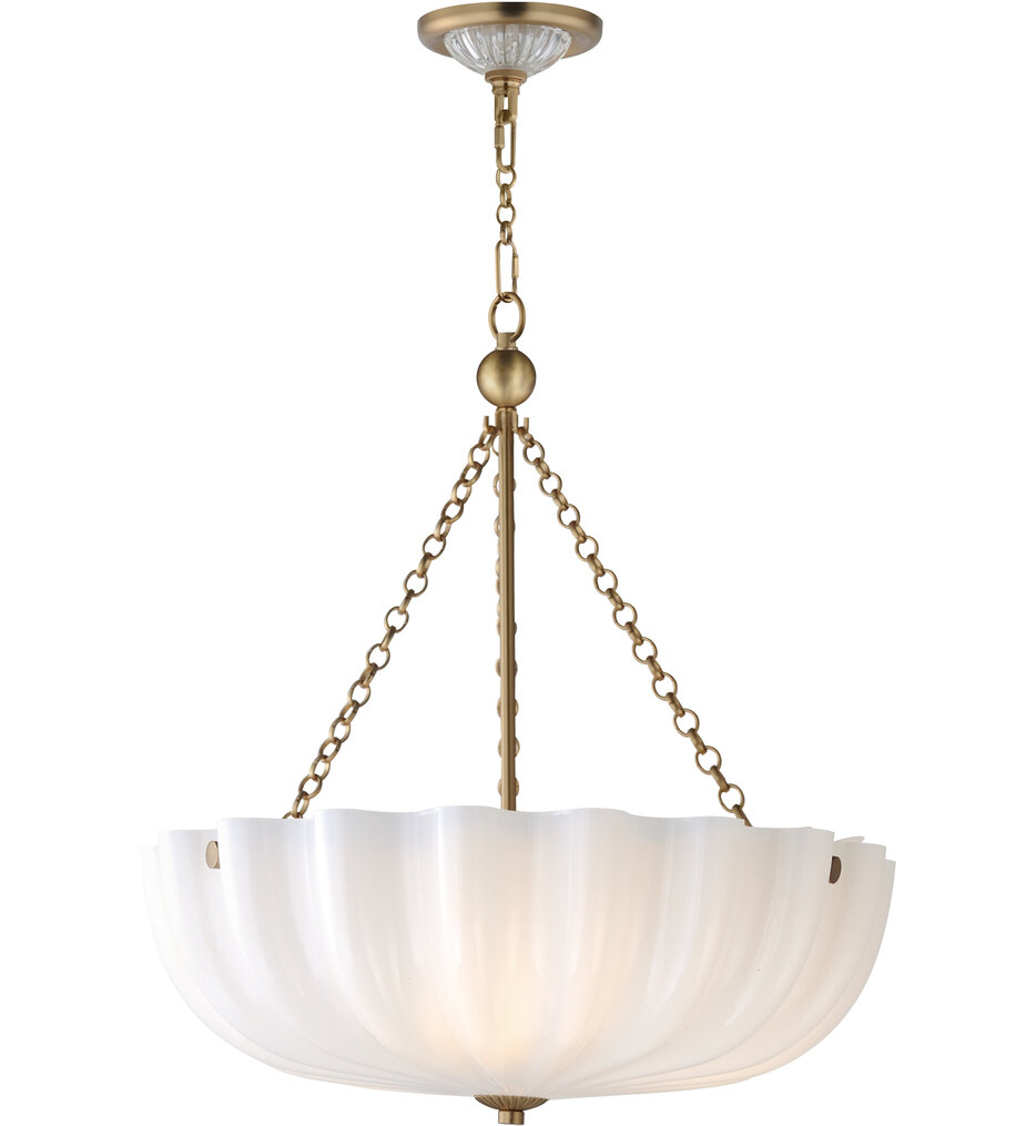 Maxim Lighting - 22653WTNAB - Bundt 17.75" Semi-Flush Mount