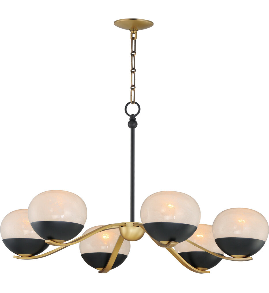 Maxim Lighting - 24646MRBKNAB - Lucerne 33" Chandelier