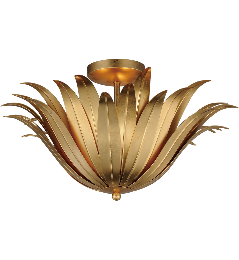 Maxim Lighting - 28710GL - Firenze 21.5-Inch Convertible Semi-Flush Mount