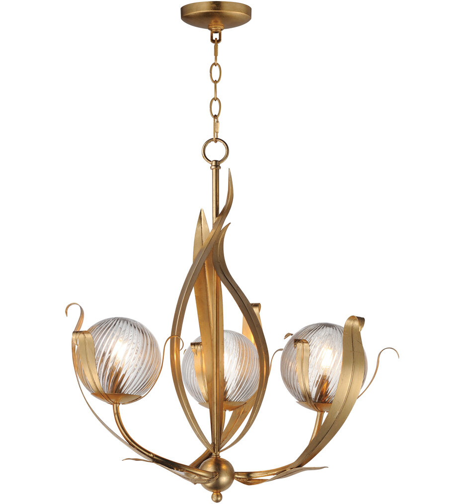 Maxim Lighting - 28713CRGL - Firenze 26.5-Inch Chandelier
