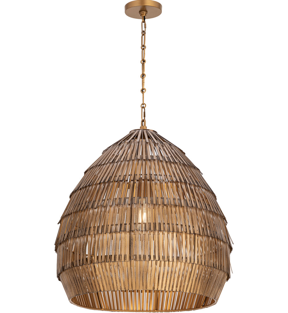 Maxim Lighting - 29182AB - Gilda 19" Pendant