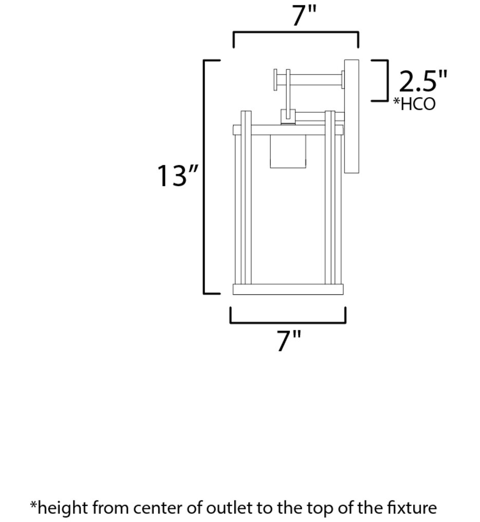 Belfry 13" Outdoor Wall Sconce