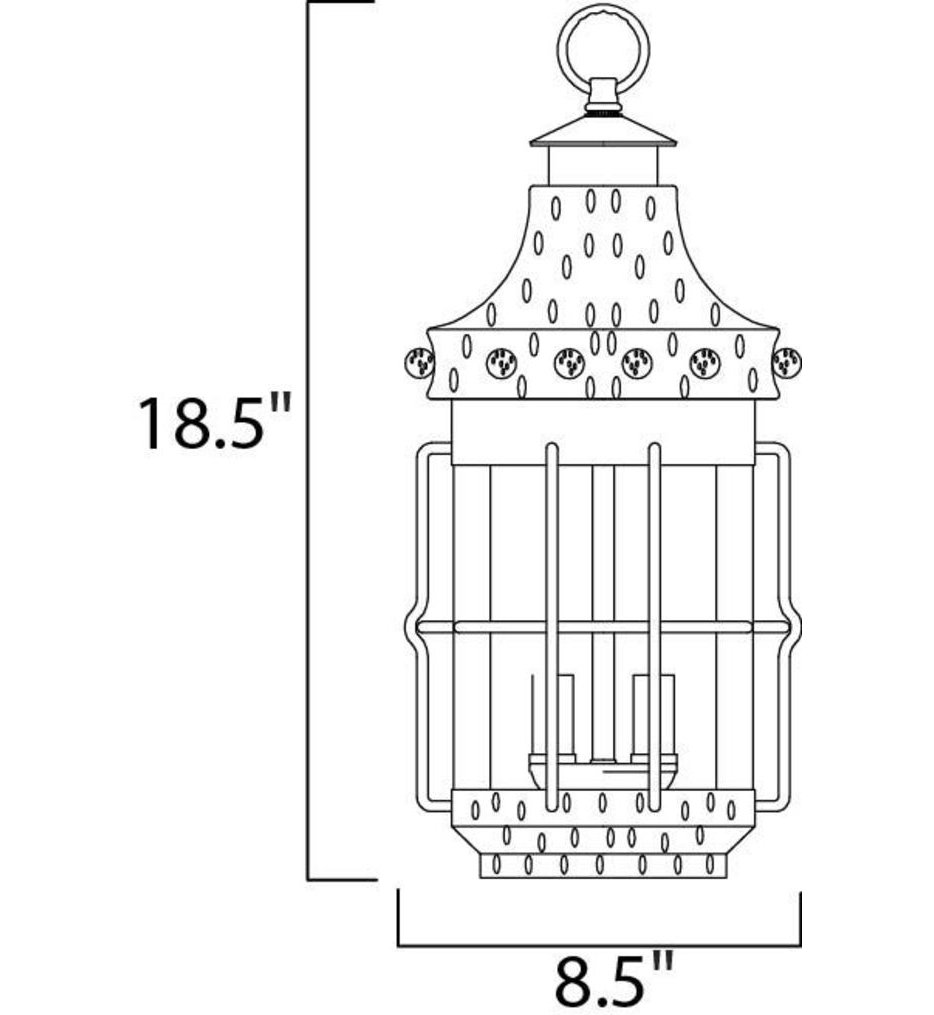 Nantucket 8.5" Outdoor Pendant