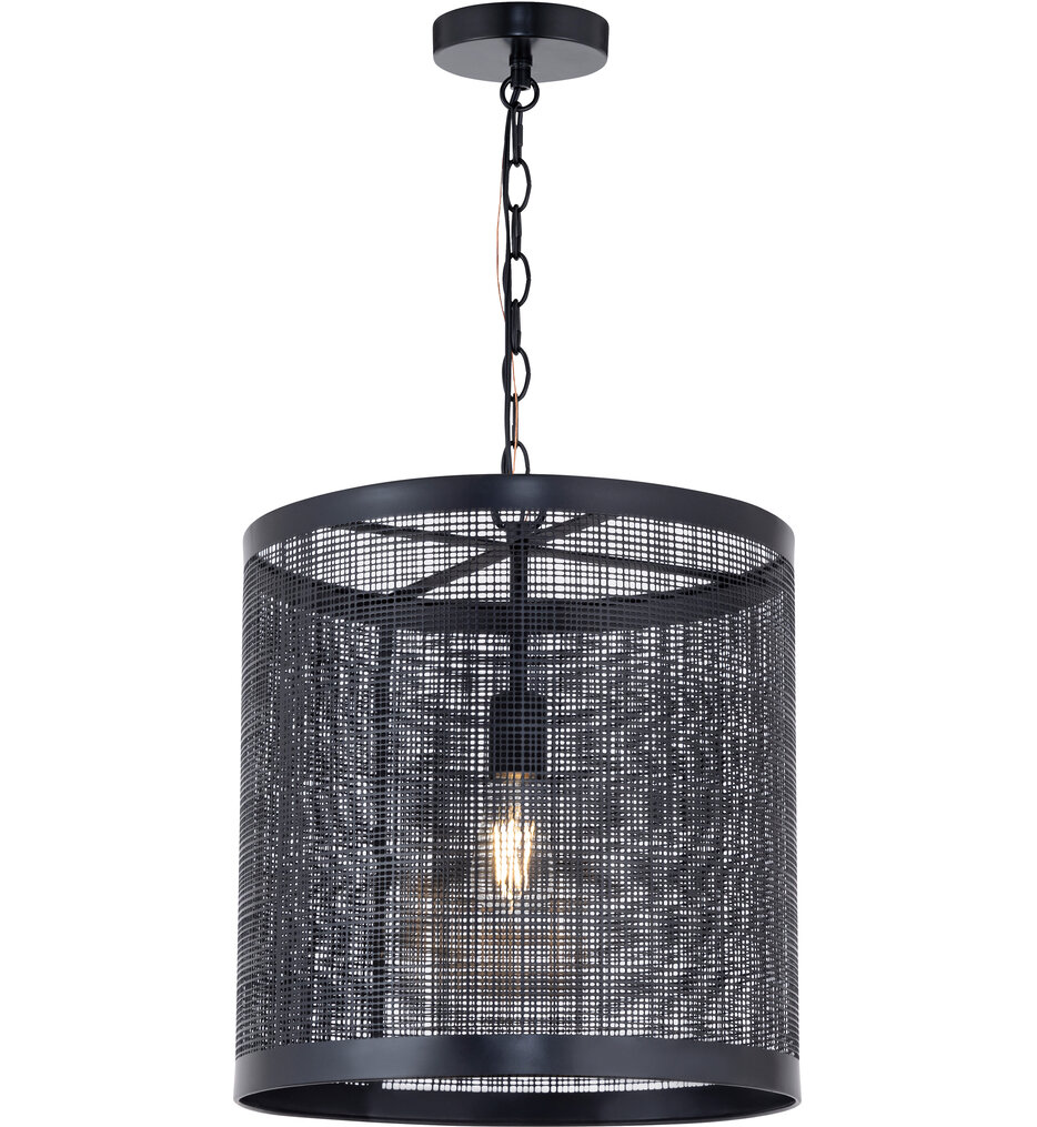 Maxim Lighting - 31222BK - Hatcher 15" Pendant