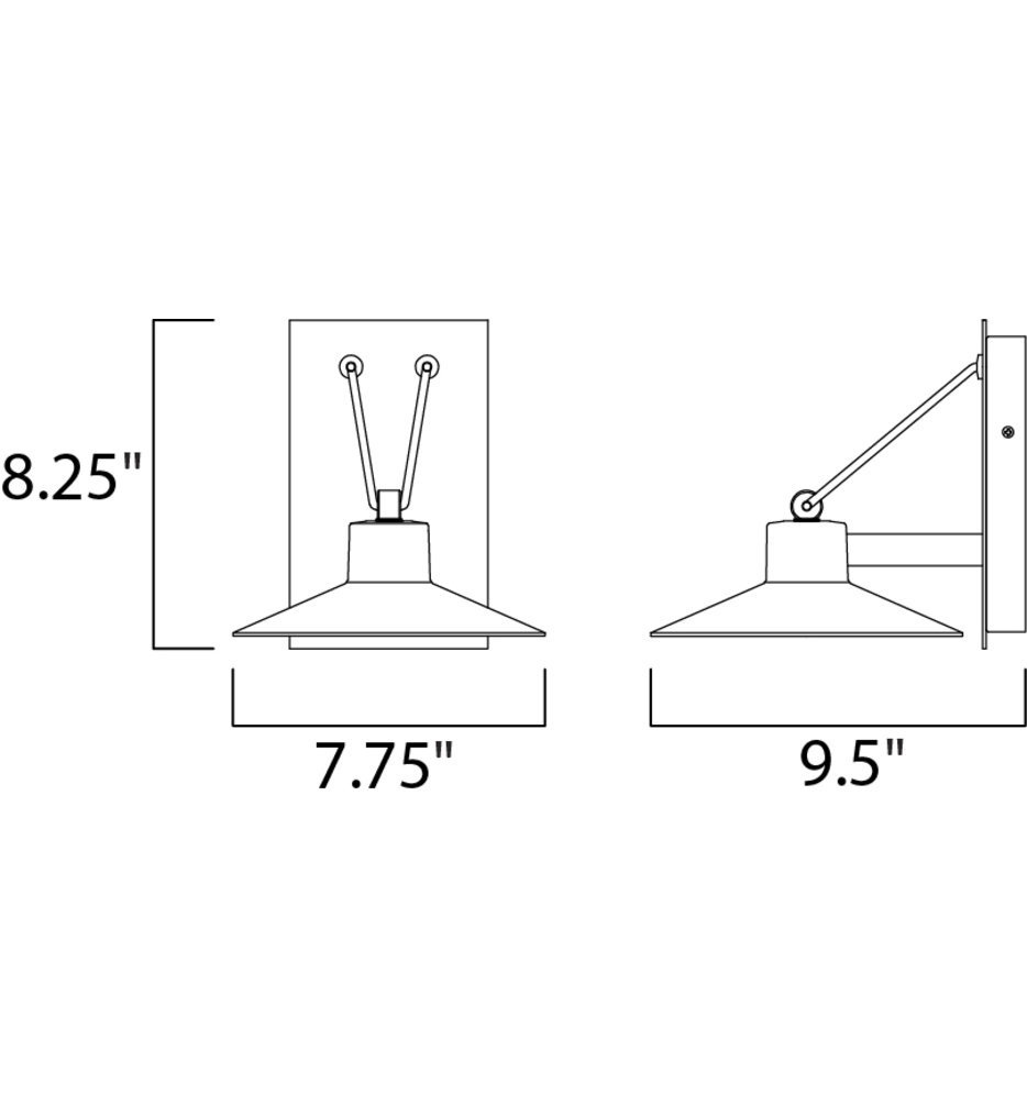 Civic 8.25" Outdoor Wall Sconce