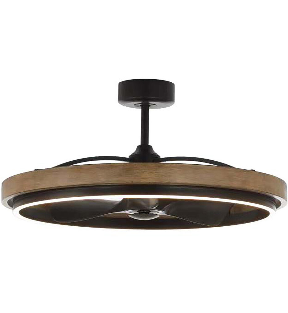 Maxim Lighting - 63002DWBK - Teton 36-Inch Fandelier