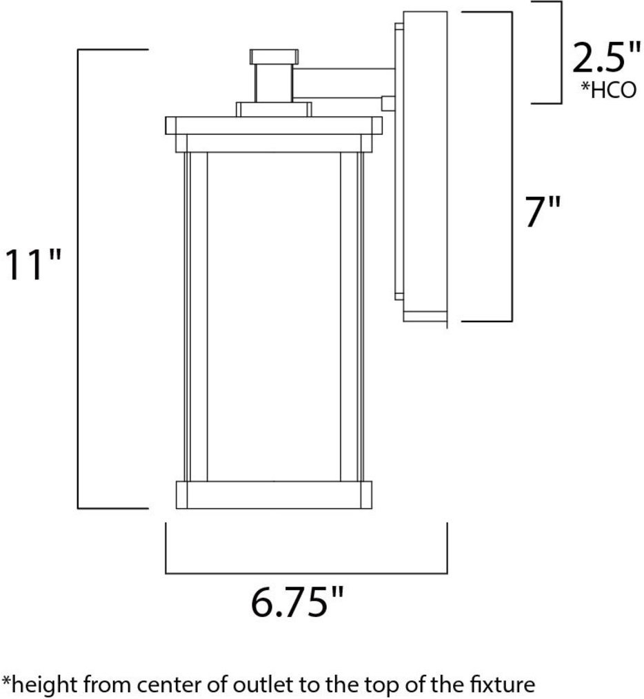 Terrace 11" Outdoor Wall Sconce