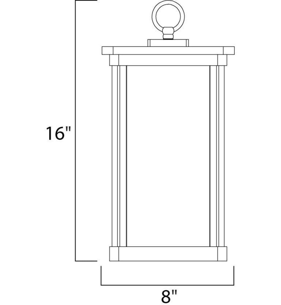 Terrace 8" Outdoor Pendant