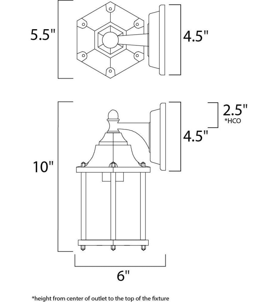 Side Door 10" Outdoor Wall Sconce