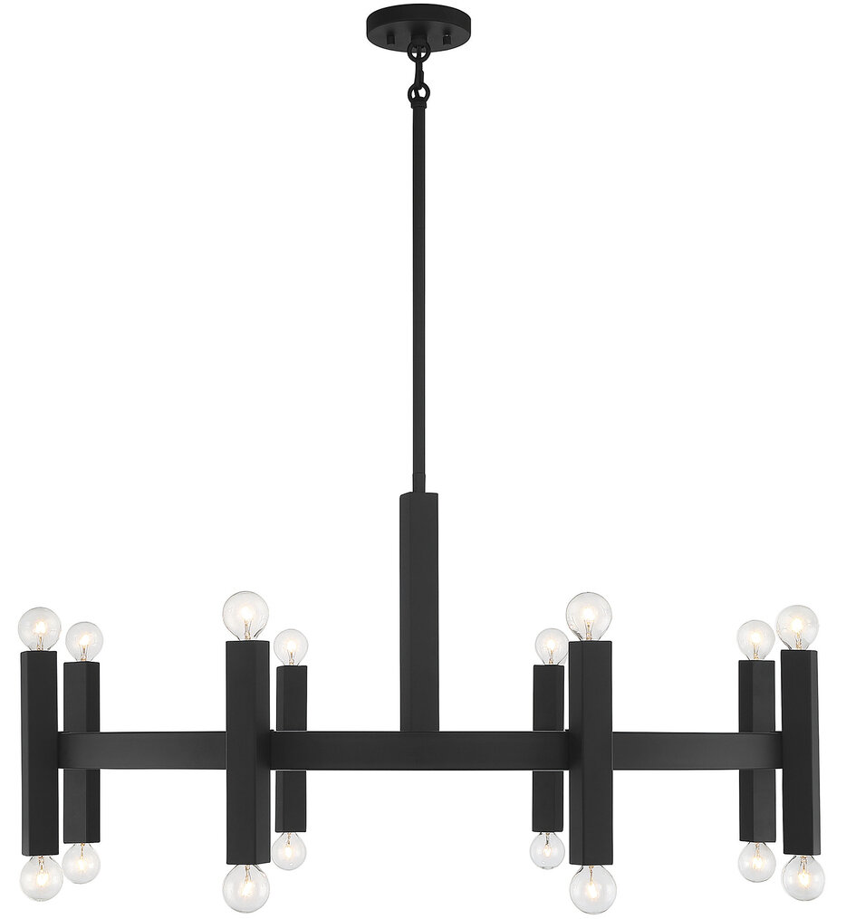 Meridian - Meridian 40.5" Chandelier