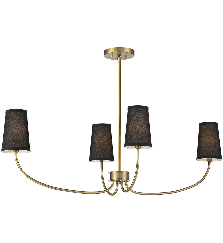 Meridian - M100104NB - Meridian 38" Chandelier