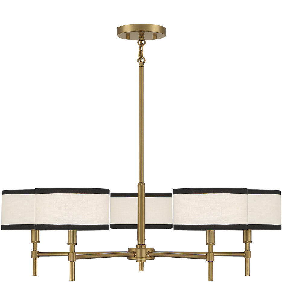 Meridian - M10011NB - Meridian 30" Chandelier
