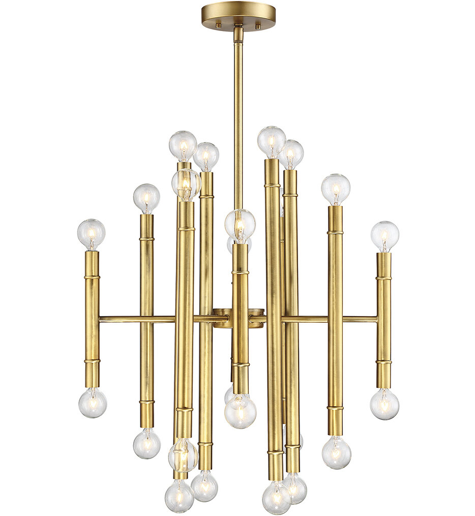 Meridian - M10040NB - Meridian 22" Chandelier